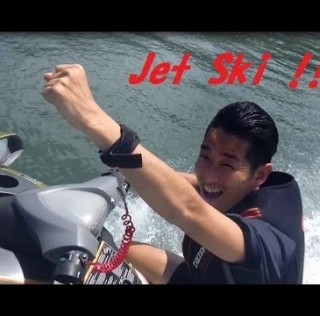 Jet Ski in Negara Bali Indonesia インドネシア　バリ島　ヌガラでジェットスキーしたよ！